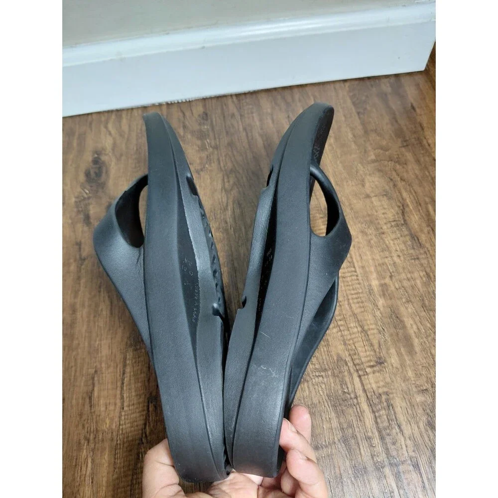 FCM Island Surf Black Cushioned FLIP/FLOP mens 10 EU 43 Comfort Rebound Foam